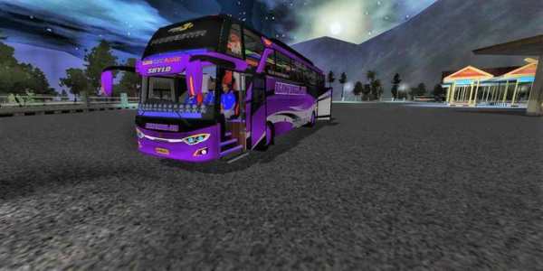 Mod Bussid Strobo Full screenshot 1