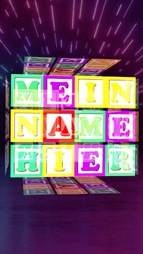 3D Mein Name Live Wallpaper screenshot 14
