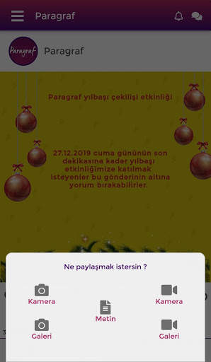 Paragraf : Yerli Sosyal Medya स्क्रीनशॉट 2