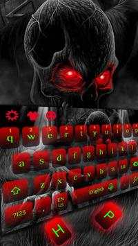 Green Skull Keyboard screenshot 2