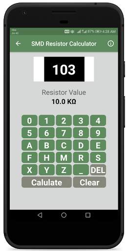 Resistor Color Code And SMD Code Calculator screenshot 8