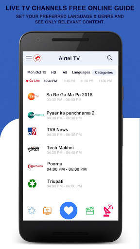 Live TV Channels Free Online Guide screenshot 3