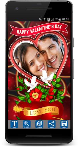 Valentines Day Photo Editor 3 تصوير الشاشة