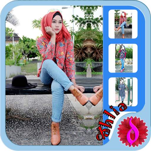 Hijab Jeans Fashion Beauty 1 تصوير الشاشة