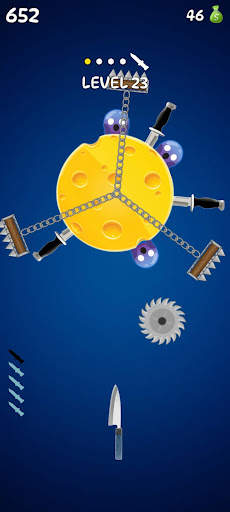 Knife play hit aim game screenshot 10