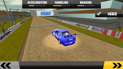 Thumb car race dirt drift VR screenshot 4