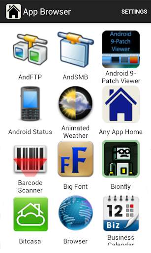 Any App Home 1 تصوير الشاشة