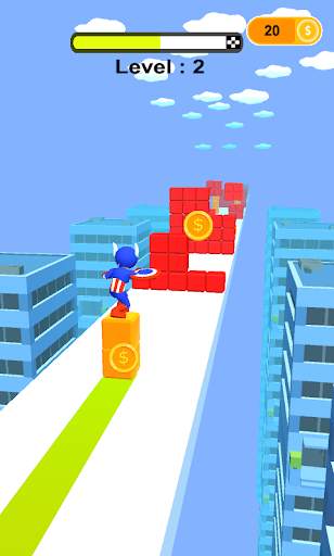 Superhero Race Stacky Dash скриншот 1