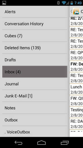 Webmail for Outlook screenshot 2