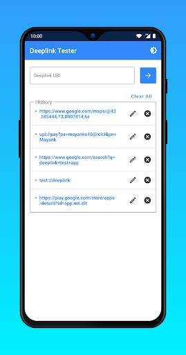 Deep Link Tester screenshot 1