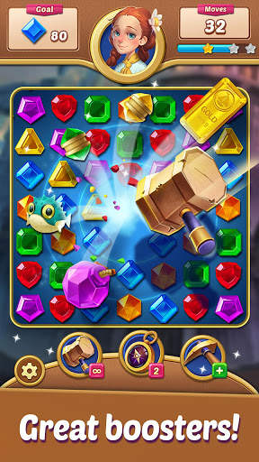Gems Voyage - Match 3 & Jewel Blast screenshot 3