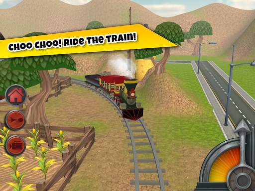 3D Train Game For Kids - Free Vehicle Driving Game स्क्रीनशॉट 6
