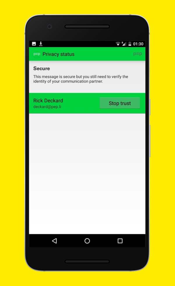 p≡p pretty Easy privacy screenshot 5