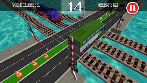 RailRoad Crossing 3D 🚅 Train Simulator Game screenshot 8