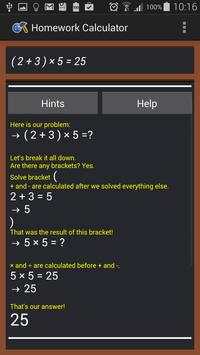 Homework Calculator скриншот 5