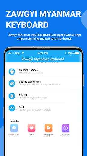 Zawgyi Myanmar keyboard 2021 screenshot 2