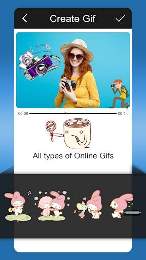 GIF Maker - Video to GIF, GIF Editor, GIF camera screenshot 1