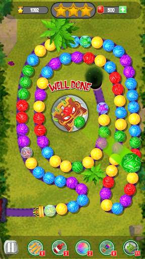 Jungle Marble Blast Games screenshot 1