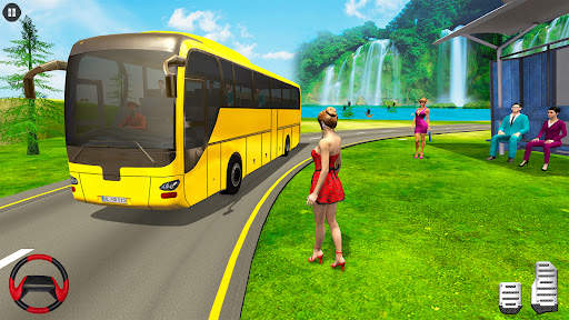 Coach Bus Driving: Bus Games screenshot 2