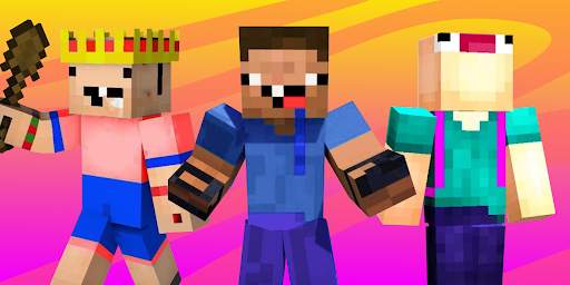 Noob vs Pro Skins for Minecraft screenshot 2
