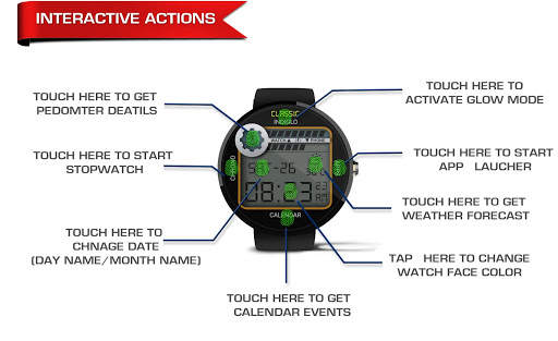 Retro Digital Watch Face & Clock Live Wallpaper screenshot 5