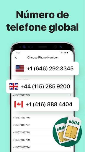 2nd Line - US Phone Number screenshot 1