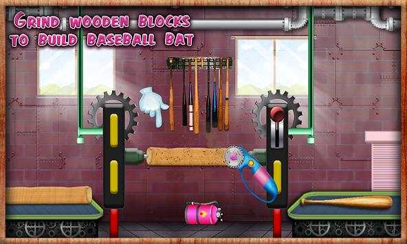 Cricket & Baseball Bat Factory – Maker Simulator screenshot 3