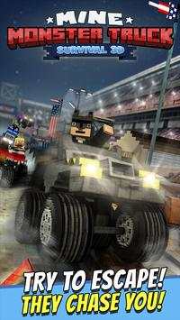 Mine Monster Truck Survival 3D screenshot 9