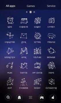 Starry V Launcher Theme screenshot 4