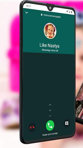 Like Nastya Video Call and Chat Simulator Free App screenshot 3