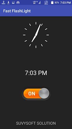 Fast Flashlight screenshot 1