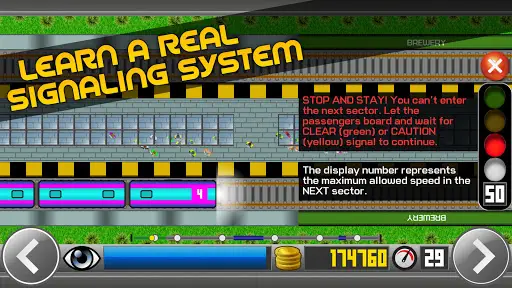 Subway Simulator 2D - city metro train driving sim screenshot 4