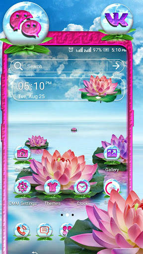 Blue Ocean Lotus Launcher screenshot 1