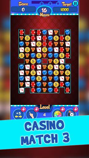 Casino Match 3 Puzzle : best brain matching game screenshot 1