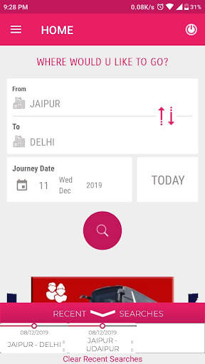 RSRTC RESERVATION APP screenshot 3