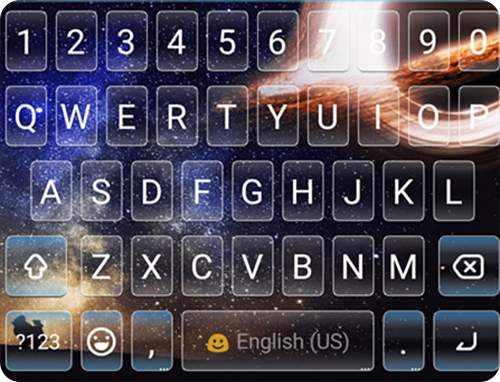 Galaxy King Gif keyboard theme скриншот 5