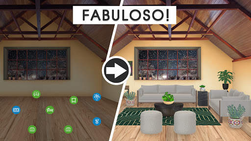 Home Makeover: Jogos de design de interiores screenshot 7
