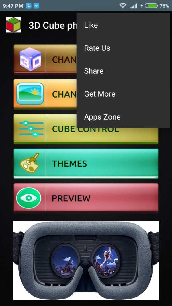 3D Cube Photo Live Wallpaper, 3d Cube Background screenshot 4