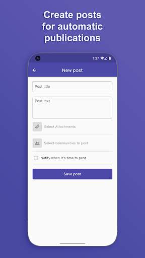 Post maker - Schedule Autopost screenshot 3