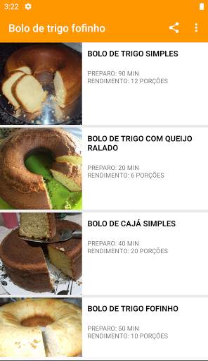 Bolo de trigo fofinho screenshot 3