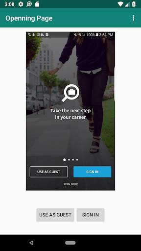 Android Navigation Demo screenshot 1