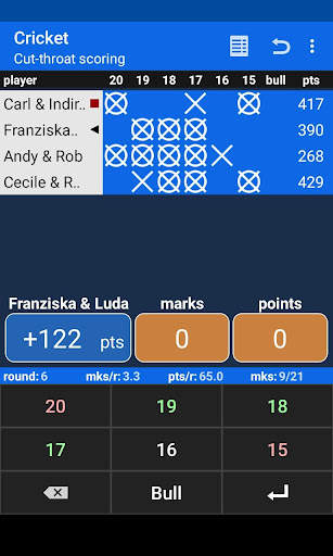 Darts Scoreboard screenshot 3