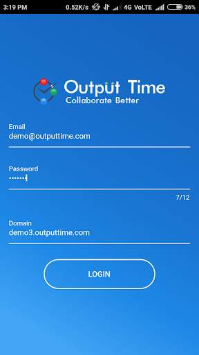 Output Time - Time Tracker 2 تصوير الشاشة