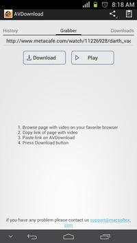 Video Downloader (AVDownload) screenshot 2