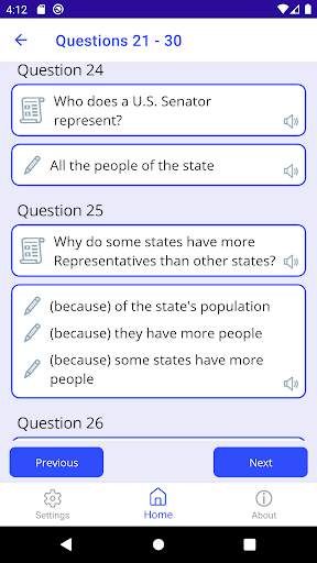 US Citizenship Test App 2022 скриншот 6