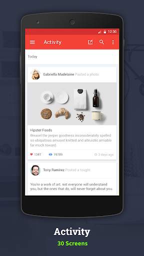 Material Design React Native screenshot 5