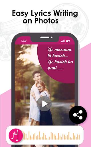 Lyrical Video Status Maker & Lyrics video Editor screenshot 1