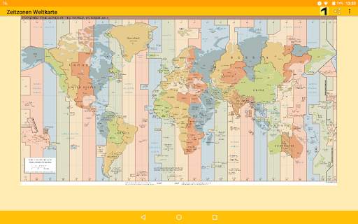 Time Zone Map 9 تصوير الشاشة