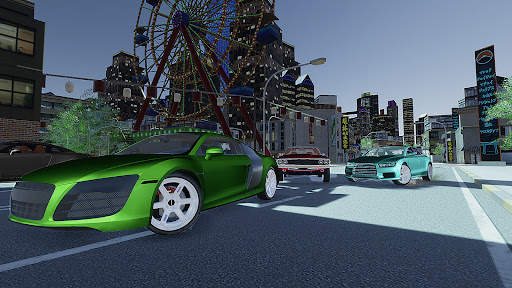 Audi Car Drift Traffic Racing screenshot 2