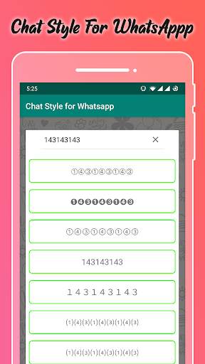 Chat Style For WhatsApp : Cool Font & Stylish Text screenshot 4